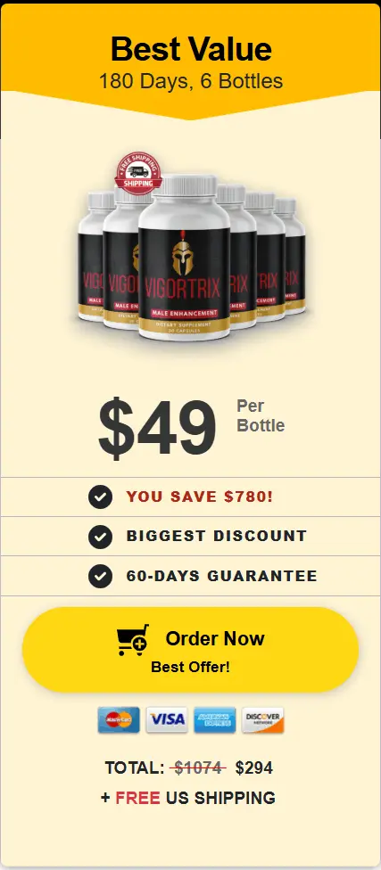 PotentVital 6 Bottle Best Value Package